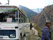 ...und an der obersten Serpentine war die Kurve nur noch eine 'sinking zone'. ...und an der obersten Serpentine war die Kurve nur noch eine 'sinking zone'.